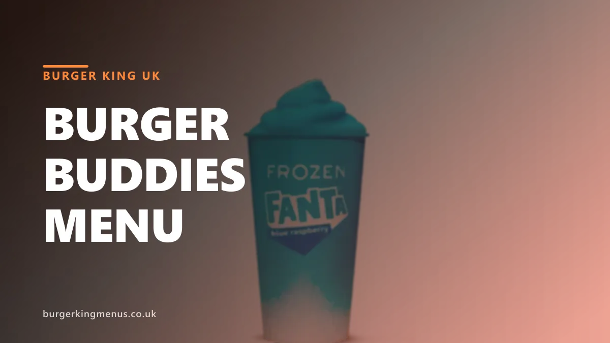 Burger King Burger Buddies menu prices