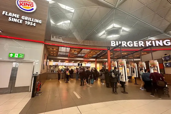 Burger King STansted AIrport AIrside, London