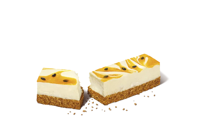 Mango and Passionfruit Cheesecake Bar